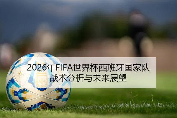 2026年FIFA世界杯西班牙国家队战术分析与未来展望
